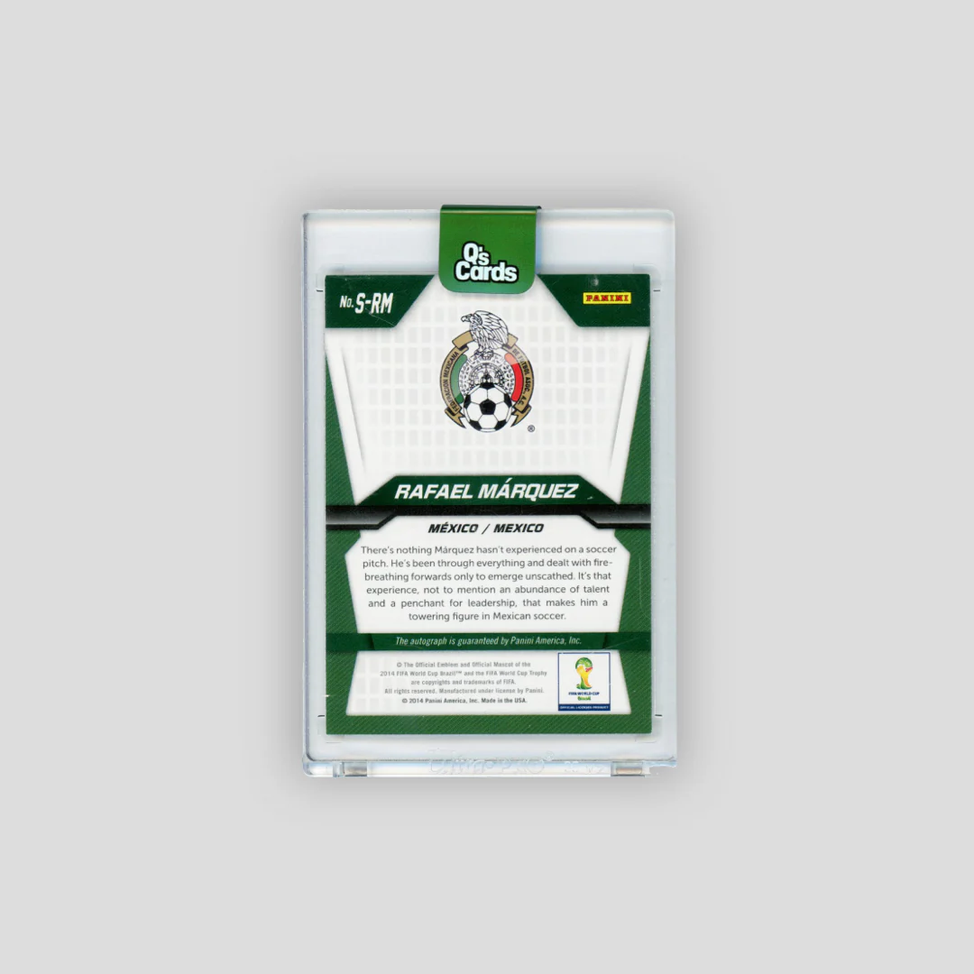 2014 Panini Prizm World Cup Auto Rafael Marquez #S-RM - Image 2
