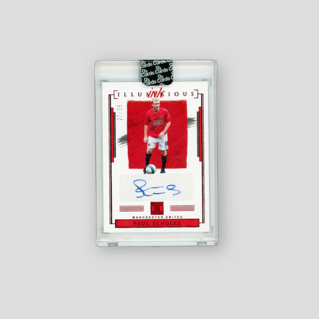 2021-22 Panini Impeccable Paul Scholes Illustrious Ink /35