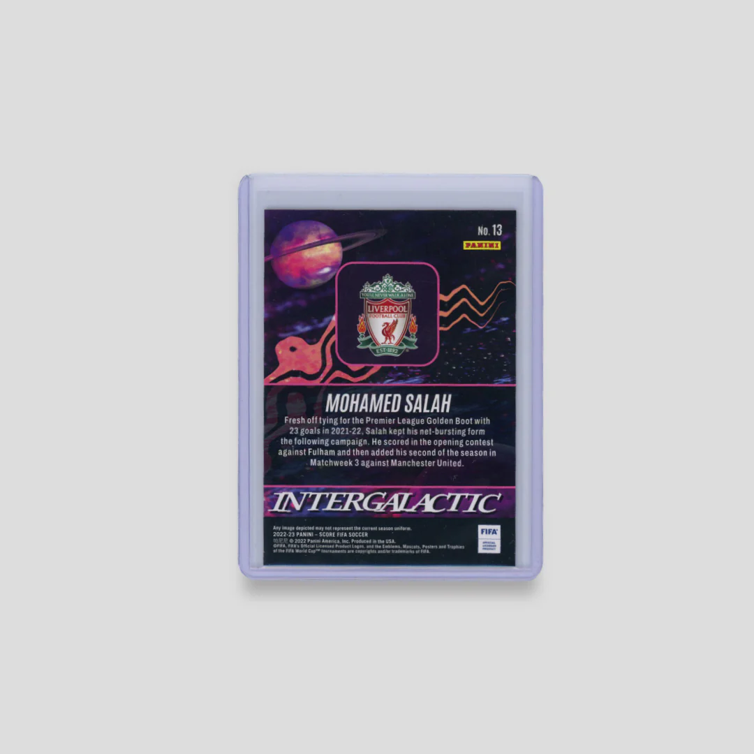 2022-23 Panini Score FIFA Mohamed Salah Intergalactic - Image 2