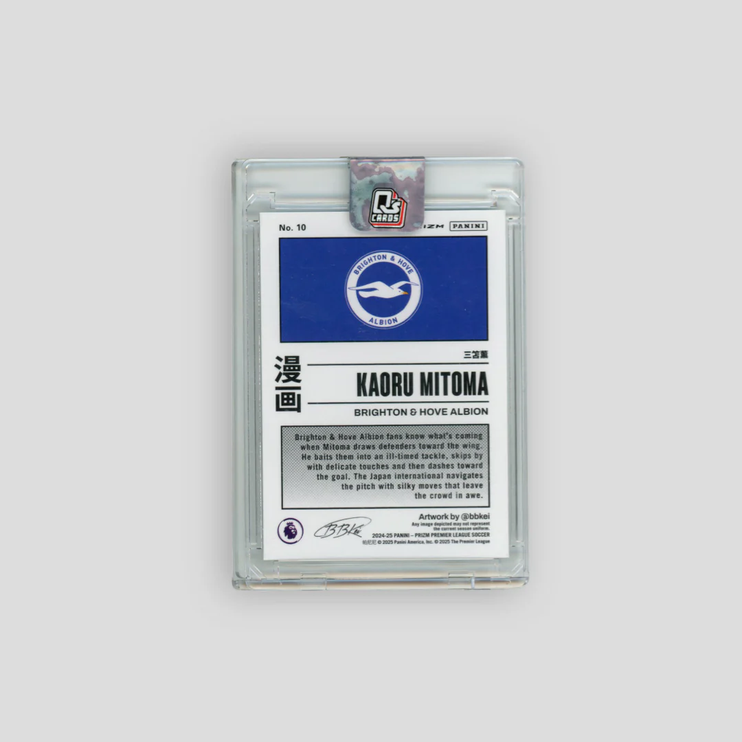 2024-25 Panini Prizm Premier League Manga Kaoru Mitoma #10 - Image 2