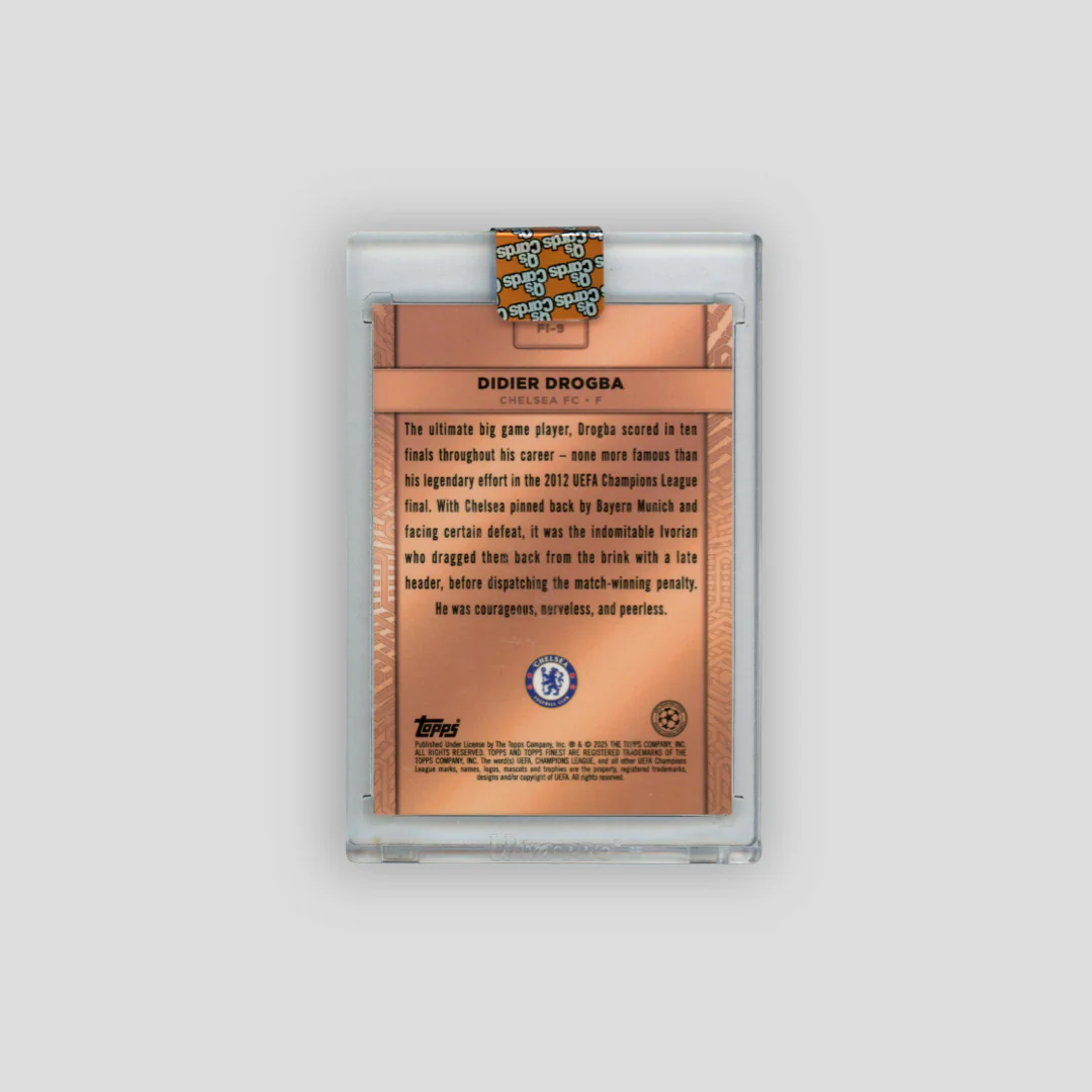 2024-25 Topps Finest Finest Idols Bronze Didier Drogba #FI-9 - Image 2