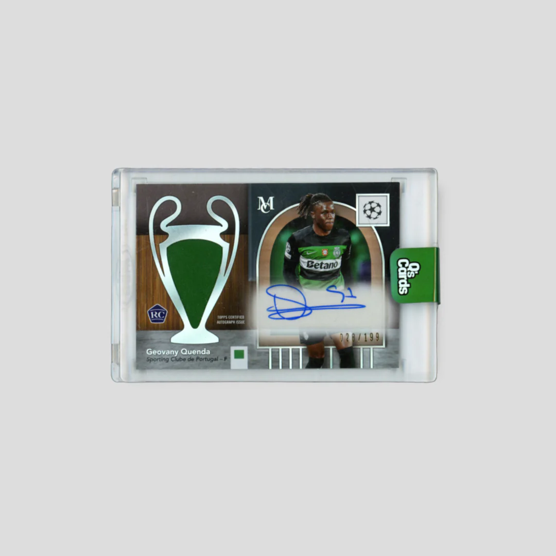 2024-25 Topps Museum Geovany Quenda Momentous Materials Jumbo Autographs /199