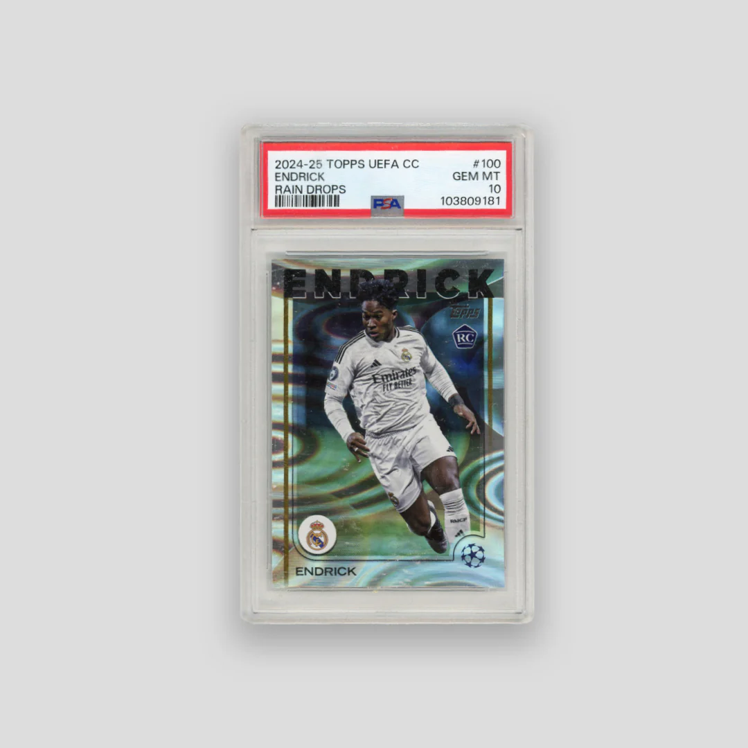 2024/25 Topps UEFA UCC Endrick RC Rain Drops (PSA 10)