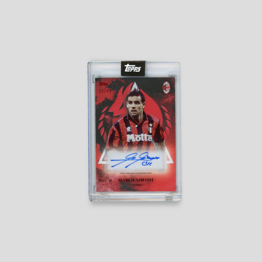 2024 Topps AC Milan 125 Marco Simone Auto /49
