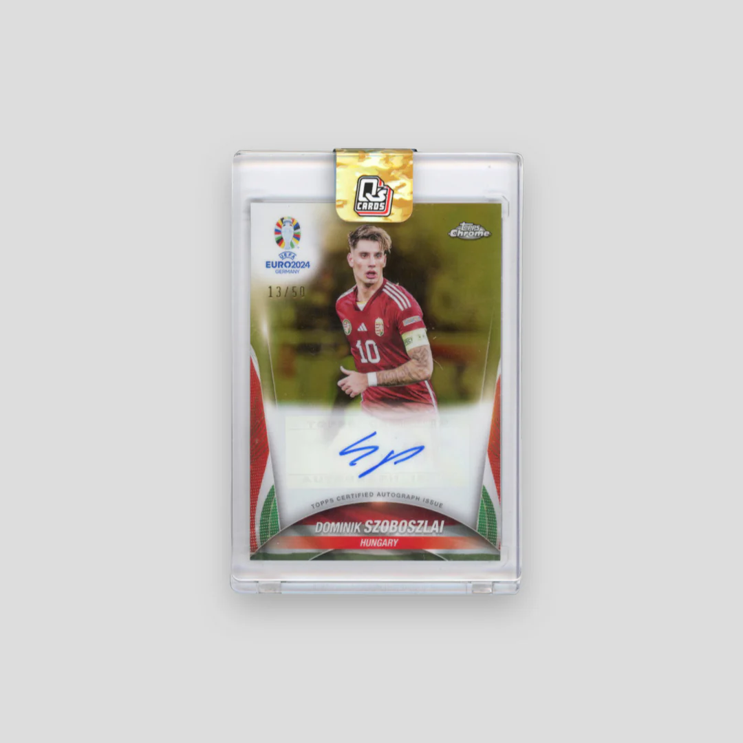 2024 Topps Chrome UEFA Euro Dominik Szoboszlai Auto /50