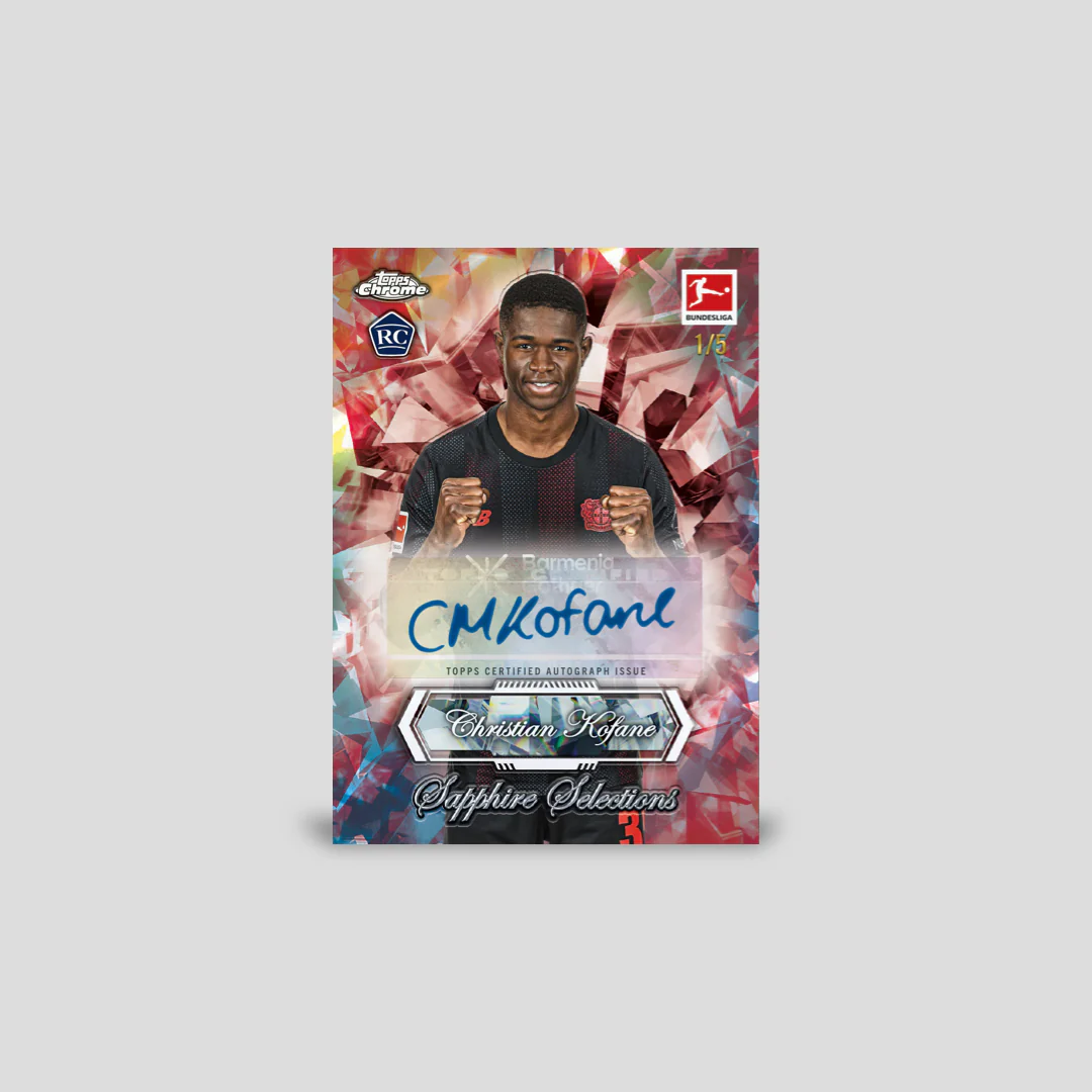 2025-26 Topps Chrome Sapphire Bundesliga Soccer Hobby Box - Image 4