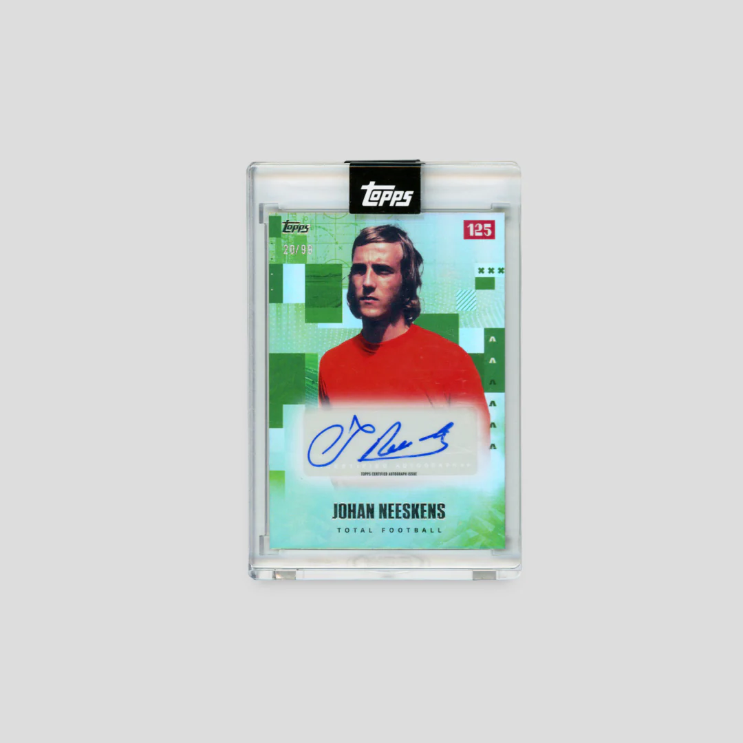 2025 Topps Ajax 125 Johan Neeskens Total Football Green /99