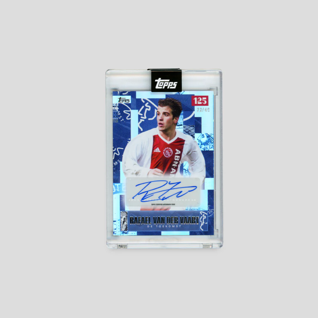 2025 Topps Ajax 125 Rafael Van Der Vaart De Toekomst Blue /49